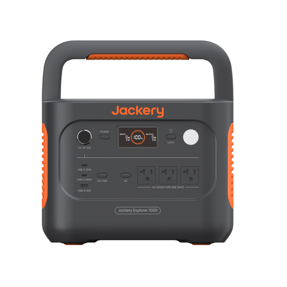 Jackery Explorer 1000 v2 Portable Power Station Solar Generator (1500W | 1070Wh)